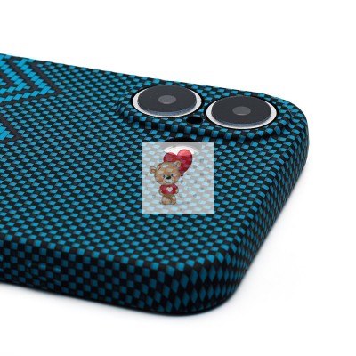 Чехол-накладка для Apple iPhone 16 Plus - (135)  (черный) Luxo Creative