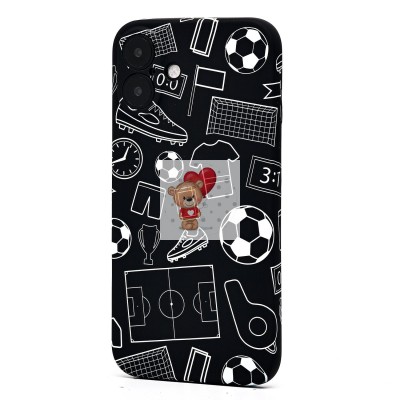 Чехол-накладка для Apple iPhone 16 Plus - (140)  (черный) Luxo Creative