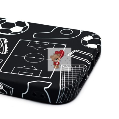 Чехол-накладка для Apple iPhone 16 Plus - (140)  (черный) Luxo Creative