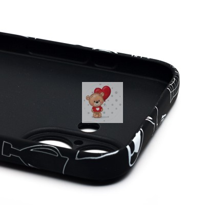 Чехол-накладка для Apple iPhone 16 Plus - (140)  (черный) Luxo Creative