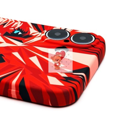 Чехол-накладка для Apple iPhone 16 Plus - (146)  (красный) Luxo Creative