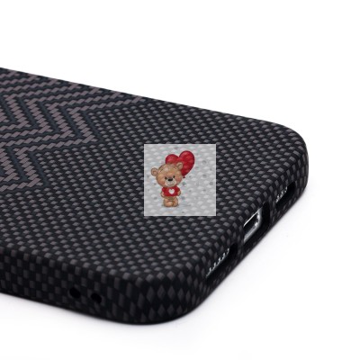 Чехол-накладка для Apple iPhone 16 Pro Max - (133)  (серый) Luxo Creative