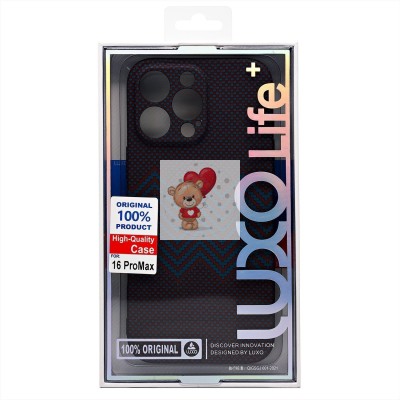 Чехол-накладка для Apple iPhone 16 Pro Max - (134)  (темно-синий) Luxo Creative