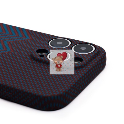 Чехол-накладка для Apple iPhone 16 Pro Max - (134)  (темно-синий) Luxo Creative