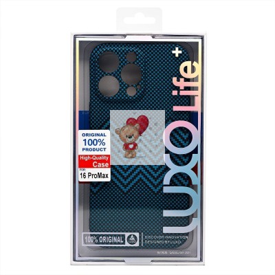 Чехол-накладка для Apple iPhone 16 Pro Max - (135)  (черный) Luxo Creative