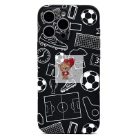 Чехол-накладка для Apple iPhone 16 Pro Max - (140)  (черный) Luxo Creative