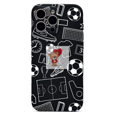 Чехол-накладка для Apple iPhone 16 Pro Max - (140)  (черный) Luxo Creative