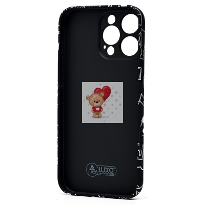 Чехол-накладка для Apple iPhone 16 Pro Max - (140)  (черный) Luxo Creative