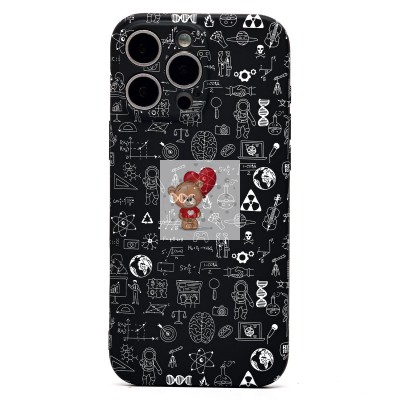 Чехол-накладка для Apple iPhone 16 Pro Max - (141)  (черный) Luxo Creative