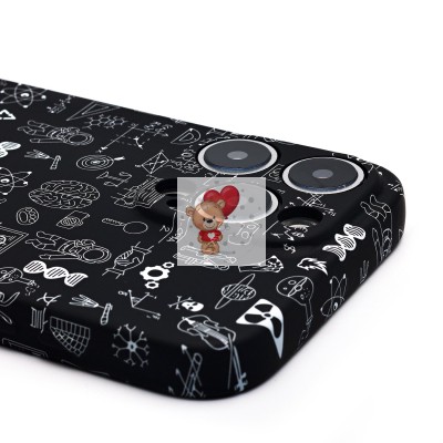 Чехол-накладка для Apple iPhone 16 Pro Max - (141)  (черный) Luxo Creative