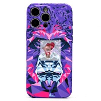 Чехол-накладка для Apple iPhone 16 Pro Max - (144)  (фиолетовый) Luxo Creative