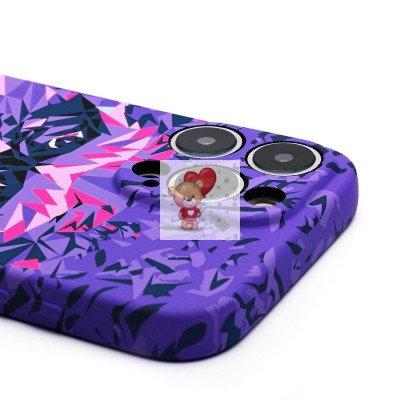 Чехол-накладка для Apple iPhone 16 Pro Max - (144)  (фиолетовый) Luxo Creative