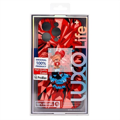 Чехол-накладка для Apple iPhone 16 Pro Max - (146)  (красный) Luxo Creative