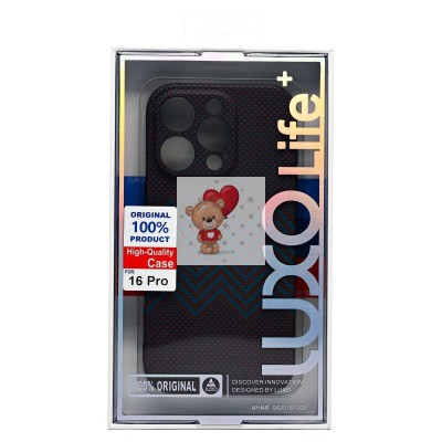 Чехол-накладка для Apple iPhone 16 Pro - (134)  (темно-синий) Luxo Creative