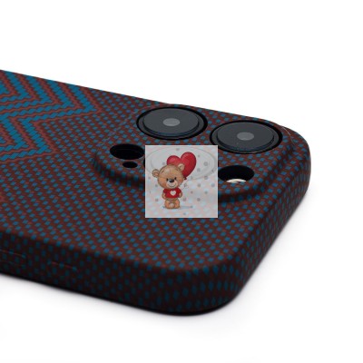 Чехол-накладка для Apple iPhone 16 Pro - (134)  (темно-синий) Luxo Creative