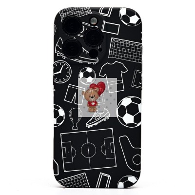 Чехол-накладка для Apple iPhone 16 Pro - (140)  (черный) Luxo Creative