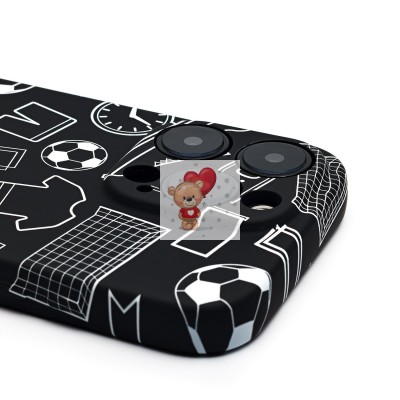 Чехол-накладка для Apple iPhone 16 Pro - (140)  (черный) Luxo Creative