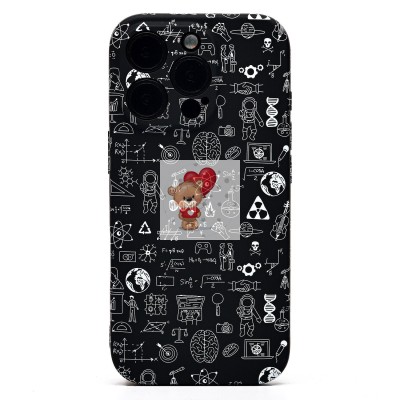 Чехол-накладка для Apple iPhone 16 Pro - (141)  (черный) Luxo Creative