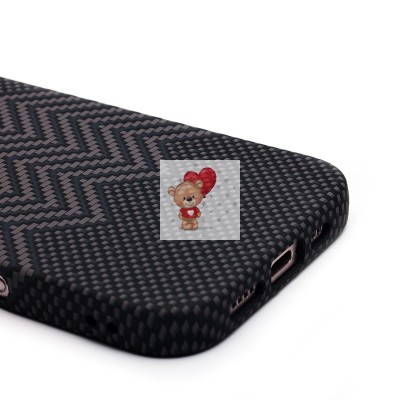 Чехол-накладка для Apple iPhone 16 - (133)  (серый) Luxo Creative