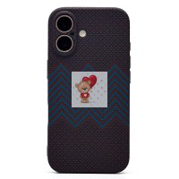 Чехол-накладка для Apple iPhone 16 - (134)  (темно-синий) Luxo Creative