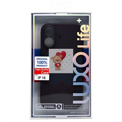 Чехол-накладка для Apple iPhone 16 - (134)  (темно-синий) Luxo Creative