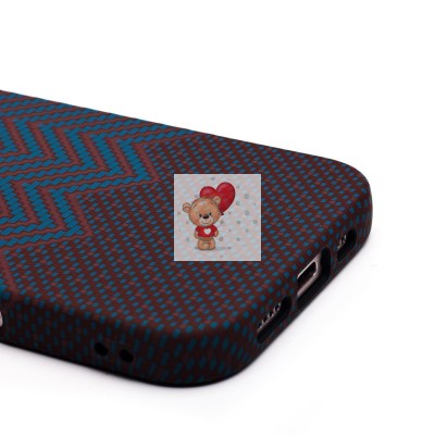 Чехол-накладка для Apple iPhone 16 - (134)  (темно-синий) Luxo Creative