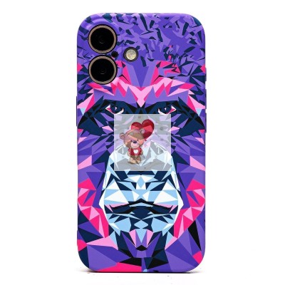 Чехол-накладка для Apple iPhone 16 - (144)  (фиолетовый) Luxo Creative