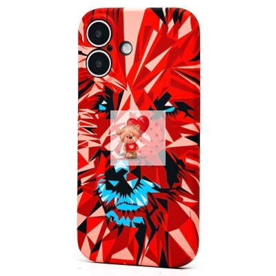 Чехол-накладка для Apple iPhone 16 - (146)  (красный) Luxo Creative