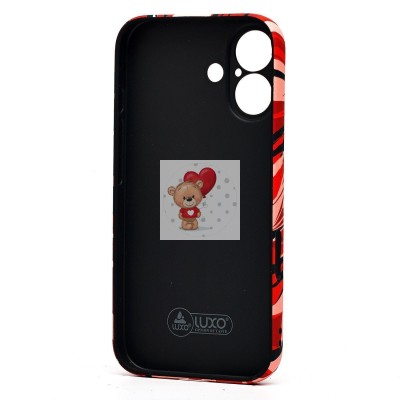 Чехол-накладка для Apple iPhone 16 - (146)  (красный) Luxo Creative
