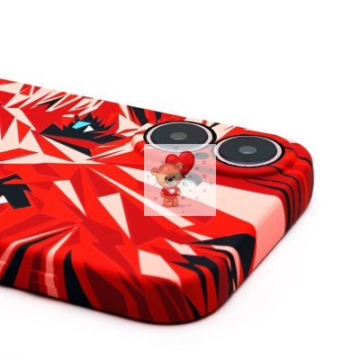 Чехол-накладка для Apple iPhone 16 - (146)  (красный) Luxo Creative