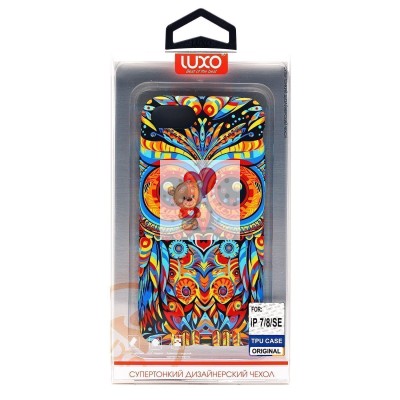 Чехол-накладка для Apple iPhone 7 - (117)  (многоцветный) Luxo Creative