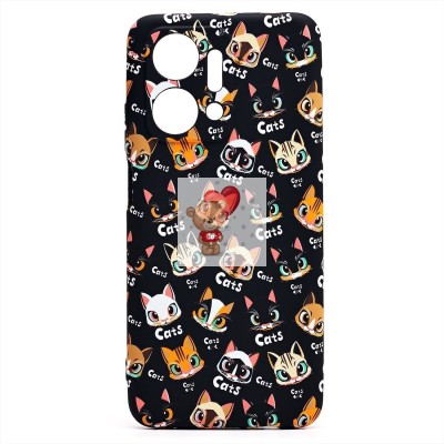 Чехол-накладка для Huawei Honor X7a (094) (черный) Luxo Creative