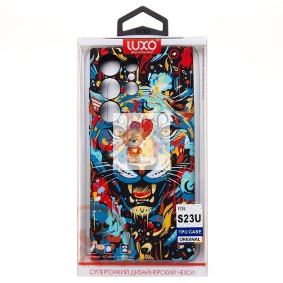 Чехол-накладка для Samsung Galaxy S23 Ultra - (113)(многоцветный) Luxo Creative