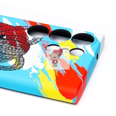 Чехол-накладка для Samsung Galaxy S23 Ultra - (114) (многоцветный) Luxo Creative