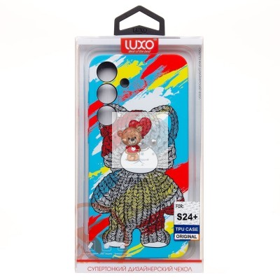 Чехол-накладка для Samsung Galaxy S24+  (114)  (многоцветный) Luxo Creative