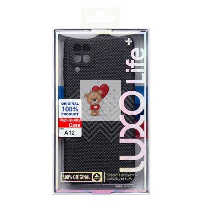 Чехол-накладка для Samsung Galaxy A12  (серый) Luxo Creative (133)