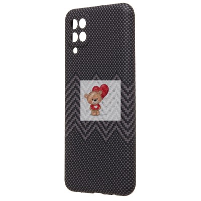 Чехол-накладка для Samsung Galaxy A12  (серый) Luxo Creative (133)