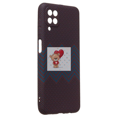 Чехол-накладка для Samsung Galaxy A12  (темно-синий) Luxo Creative (134)