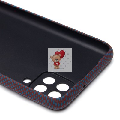 Чехол-накладка для Samsung Galaxy A12  (темно-синий) Luxo Creative (134)