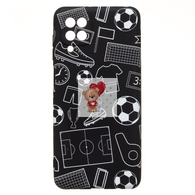 Чехол-накладка для Samsung Galaxy A12  (черный) Luxo Creative (140)