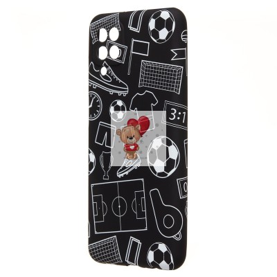 Чехол-накладка для Samsung Galaxy A12  (черный) Luxo Creative (140)