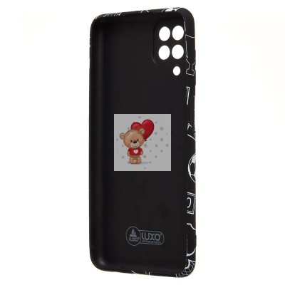 Чехол-накладка для Samsung Galaxy A12  (черный) Luxo Creative (140)