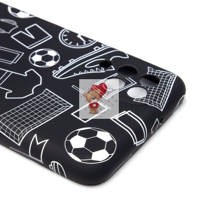 Чехол-накладка для Samsung Galaxy A12  (черный) Luxo Creative (140)