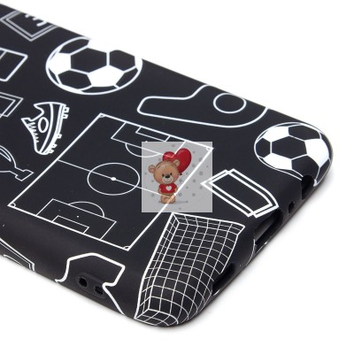 Чехол-накладка для Samsung Galaxy A12  (черный) Luxo Creative (140)