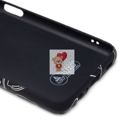 Чехол-накладка для Samsung Galaxy A12  (черный) Luxo Creative (140)