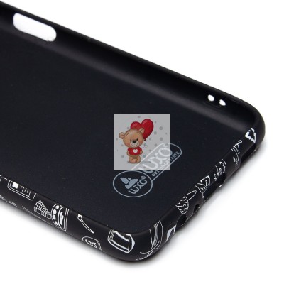 Чехол-накладка для Samsung Galaxy A12 (черный) Luxo Creative (141) Чехол-накладка для Samsung Galaxy A12 (черный) Luxo Creative (141)