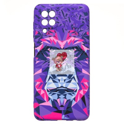 Чехол-накладка для Samsung Galaxy A12 - (144)  (фиолетовый) Luxo Creative