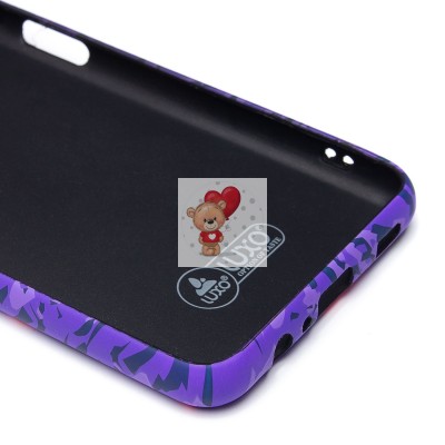 Чехол-накладка для Samsung Galaxy A12 - (144)  (фиолетовый) Luxo Creative