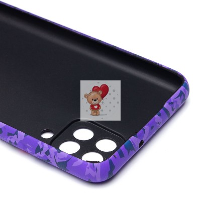 Чехол-накладка для Samsung Galaxy A12 - (144)  (фиолетовый) Luxo Creative