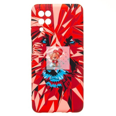 Чехол-накладка для Samsung Galaxy A12 - (146 ) (красный) Luxo Creative